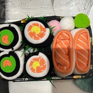 Sushi-Themed Sock Set